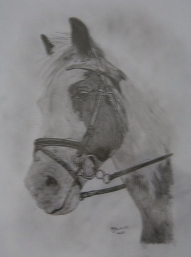 Struggles pencil sketch