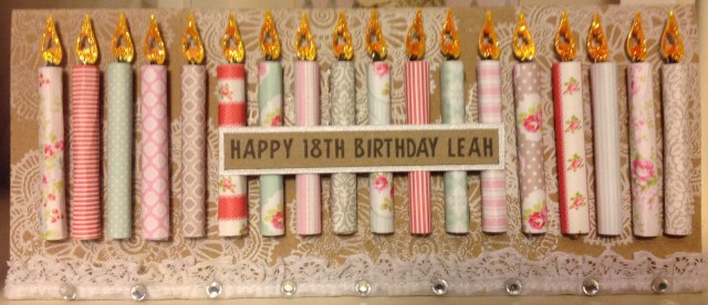 Great look, but your hand will hurt rolling the card..... Top tip, stop for a coffee!