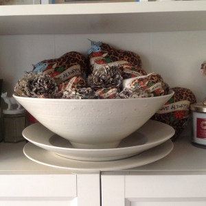 David Ballantyne bowl and serving plates large