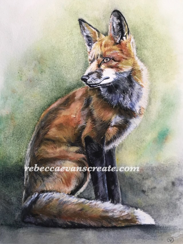 ‘Proud’ watercolour 12x9” 140lb coldpress